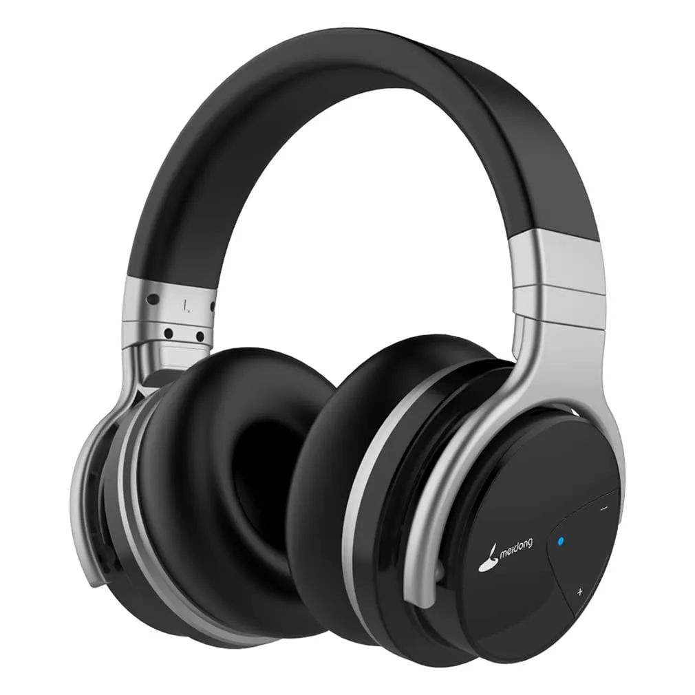 Active Noise Cancelling Over-Ear Headphones Bluetooth Wireless Foldable Hi-Fi Stereo Deep Bass