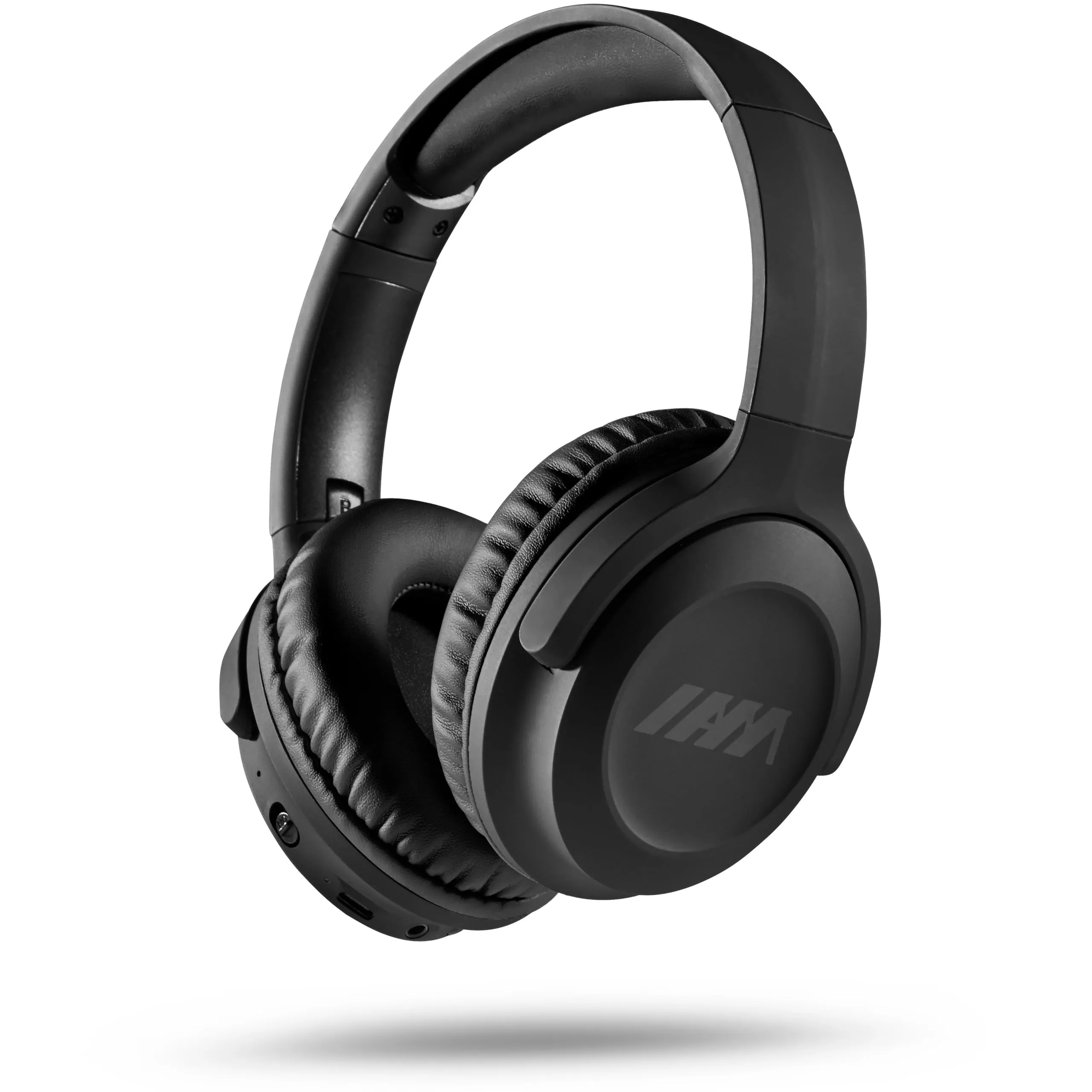 Active Noise Cancelling Wireless Over Ear Bluetooth Headphones, Obsidian Black, Swappable Pads