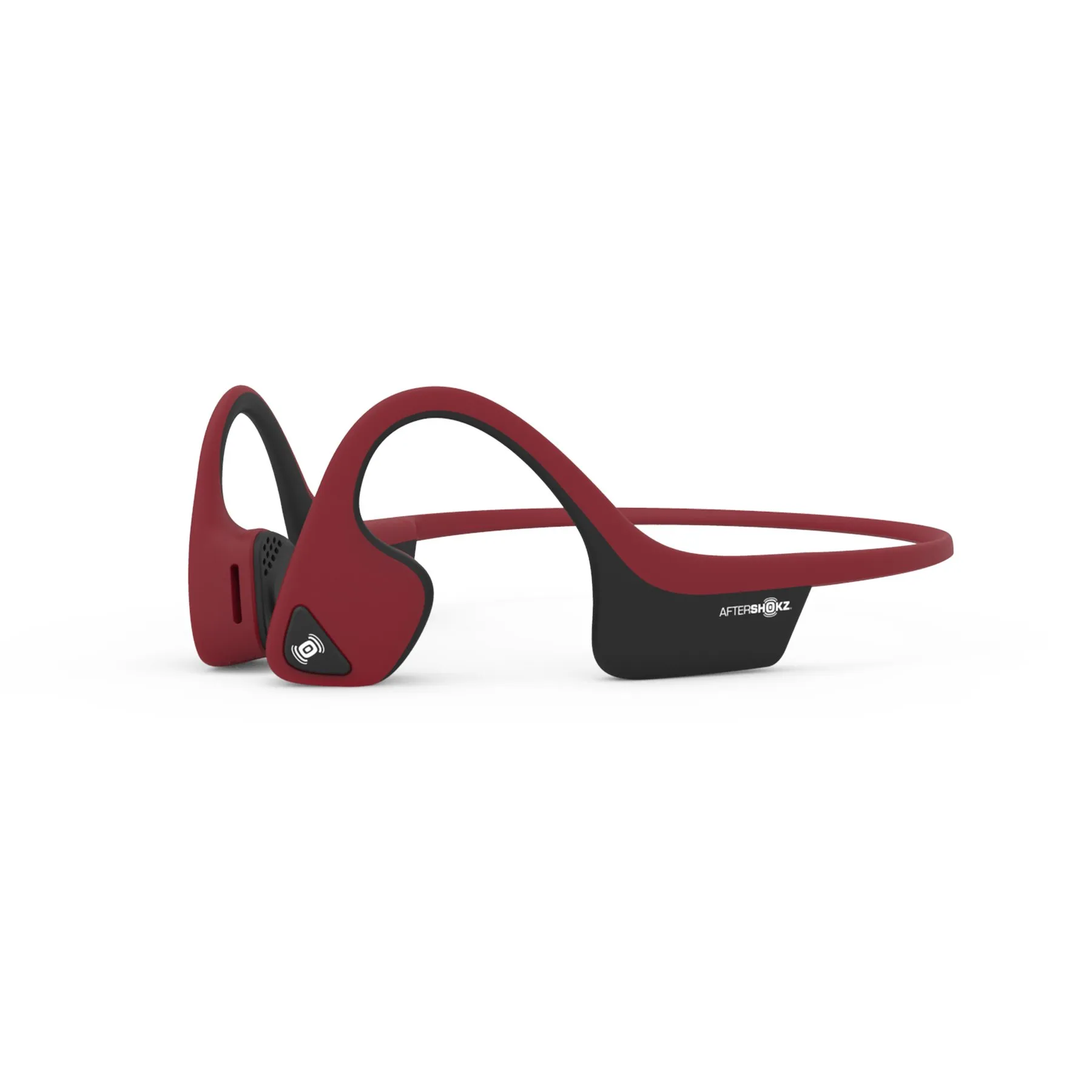 AfterShokz Air AS650CR Open-Ear Bone Conduction Headphones, Canyon Red, Bluetooth Connectivity