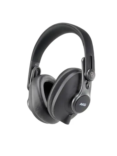 AKG K371BT Foldable Bluetooth Over-Ear Headphones with 50mm Drivers and 40-Hour Battery Life