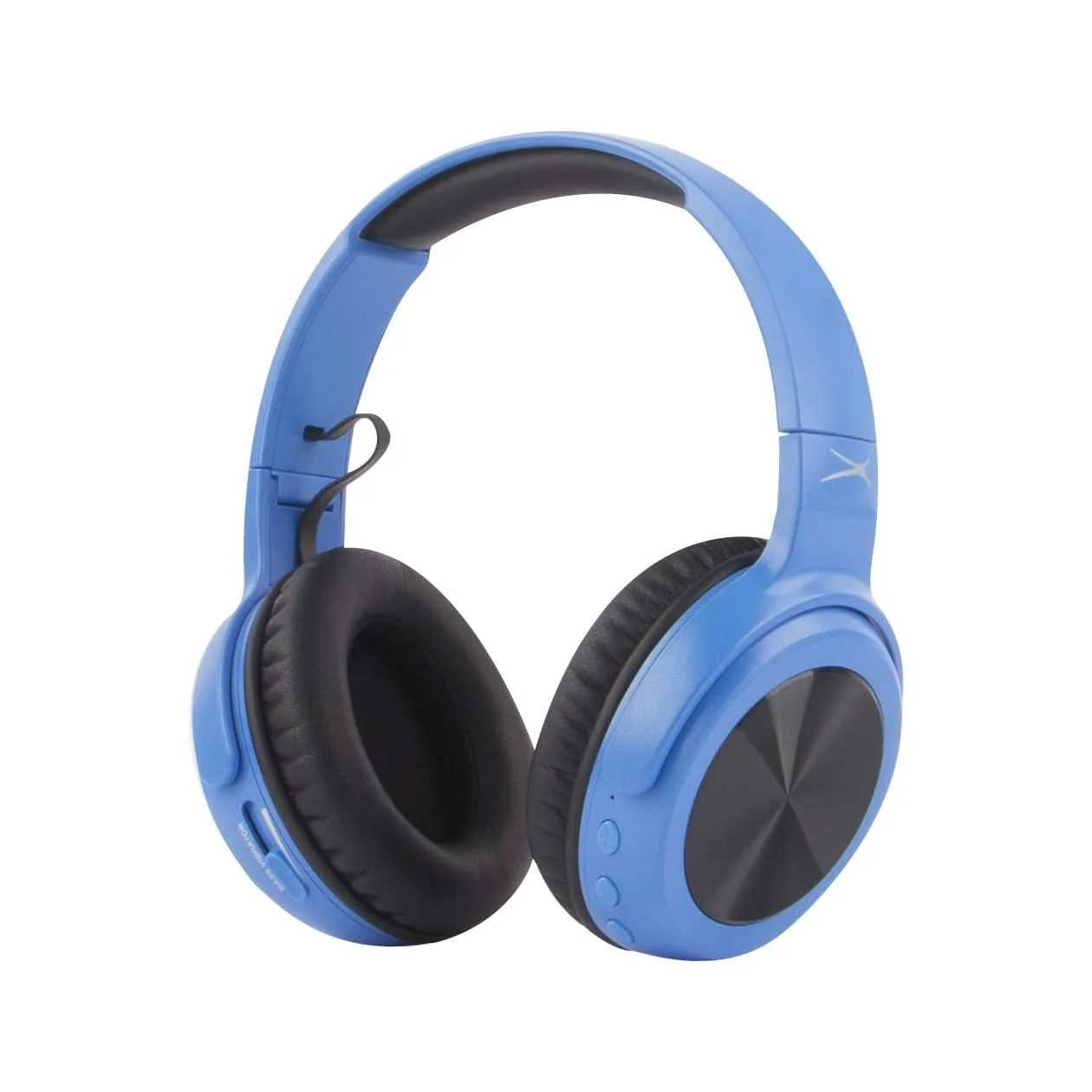 Altec Lansing MZX701 Blue Bluetooth Headphones with Dynamic Bass & 10 Hour Battery Life