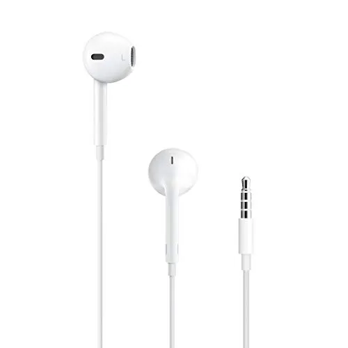 Apple EarPods Headphones with 3.5mm Plug, Wired Ear Buds, Built-in Remote, High-Quality Audio