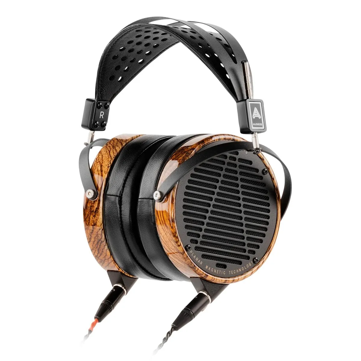 Audeze LCD-3 Planar Magnetic Over-Ear Headphones - Zebrano, Leather-Free, Exceptional Sound Detail