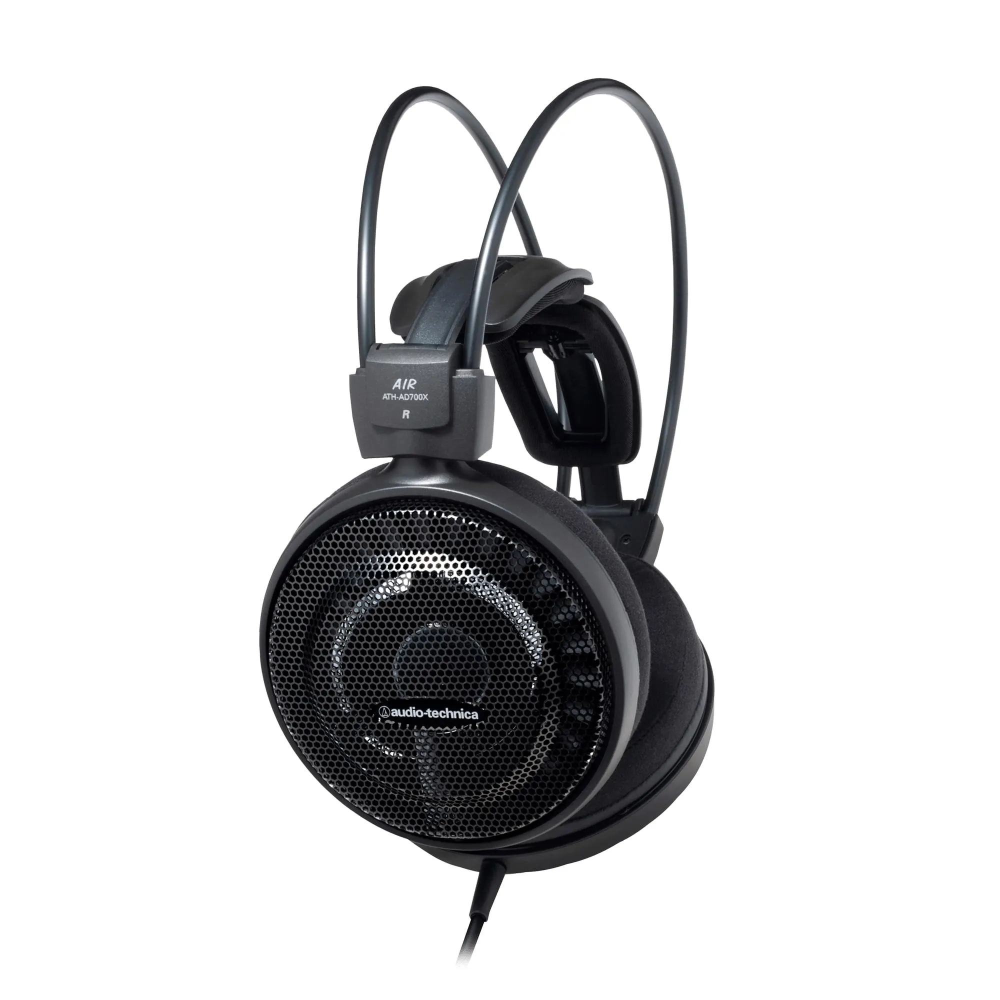 Audio-Technica ATH-AD700X Audiophile Open-Air Headphones - Black, 53mm Drivers, Wired Connectivity