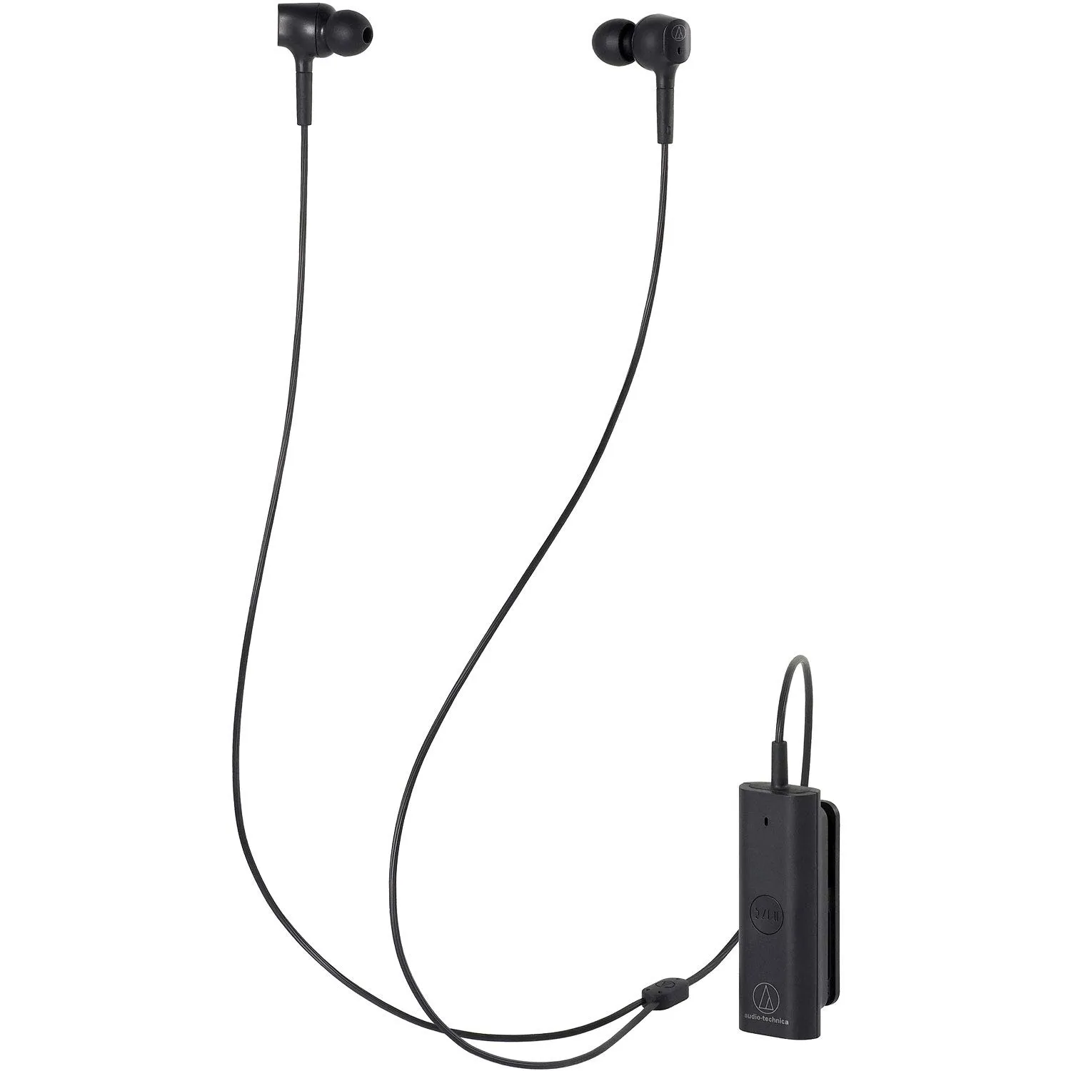 Audio-Technica ATH-ANC100BT Black Wireless Active Noise-Cancelling In-Ear Headphones