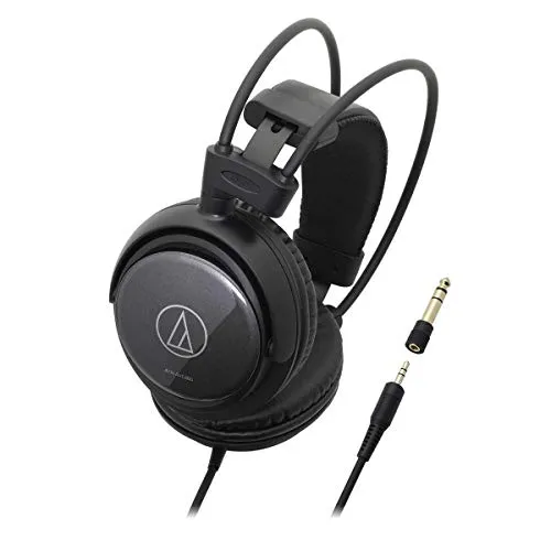 Audio-Technica ATH-AVC400 Over-Ear Headphones Black with 53mm Drivers and Comfortable Earpads