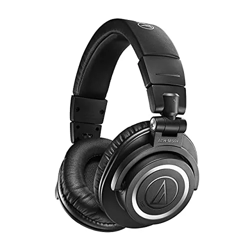 Audio-Technica ATH-M50xBT2 Wireless Over-Ear Headphones - Renewed, Exceptional Sound, Low Latency Mode