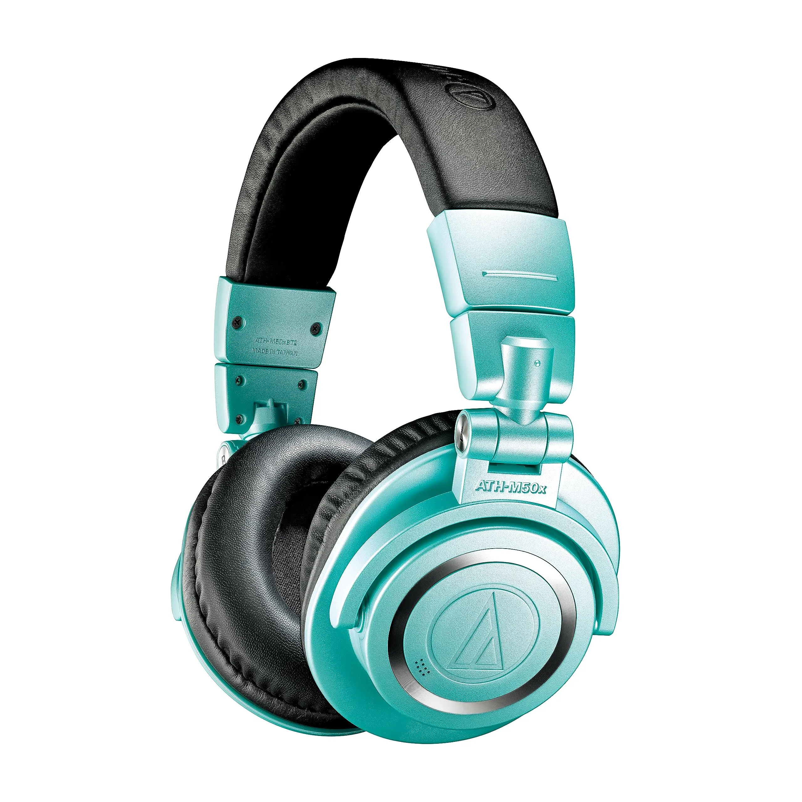 Audio-Technica ATH-M50xBT2IB Wireless Over-Ear Headphones in Ice Blue with Long Battery Life