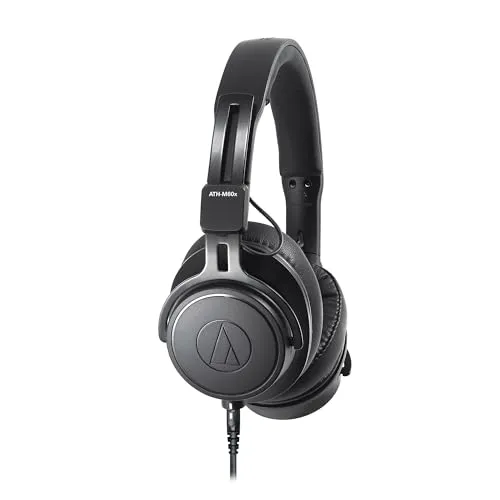 Audio-Technica ATH-M60XA Closed-Back Headphones with Detachable Cables and Memory Foam Earpads