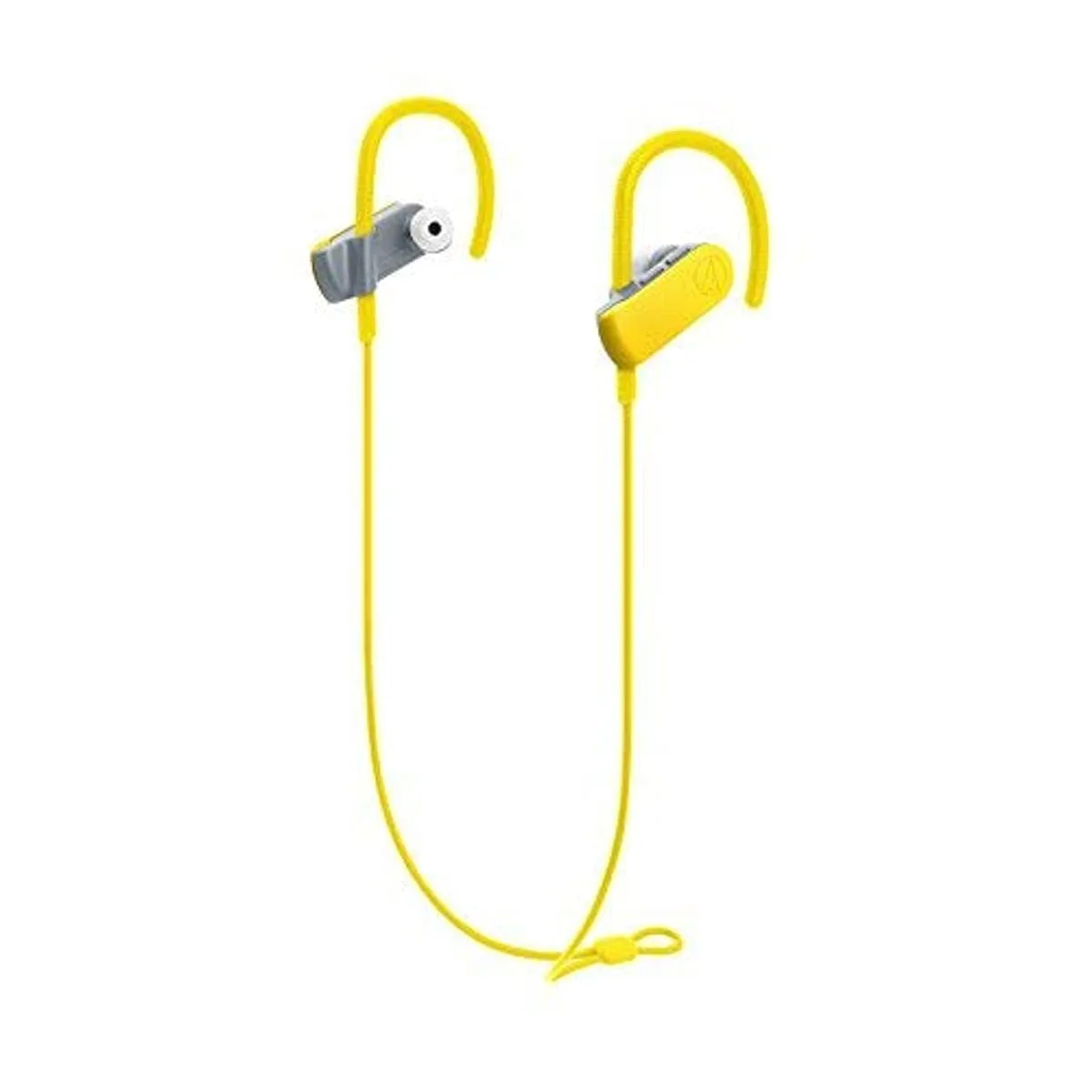 Audio-Technica ATH-SPORT50BTBK Wireless In-Ear Headphones, Yellow, IPX5 Waterproof, 6h Battery