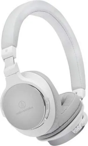 Audio-Technica ATH-SR5BTWH Bluetooth On-Ear Headphones, High-Res Audio, White - Renewed