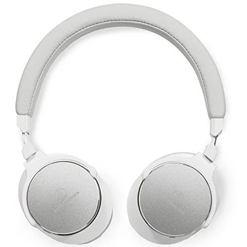 Audio-Technica ATH-SR5WH High-Resolution On-Ear Headphones, White - Lightweight Comfort