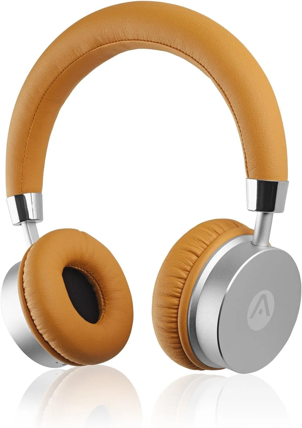 Audiomate BT905 Wireless Bluetooth On-Ear Headphones - Elegant HD Audio, Tan, 12-Hour Battery