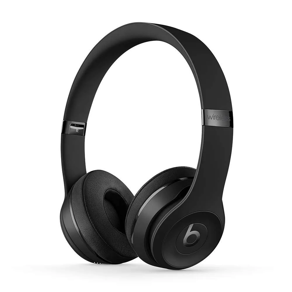 Beats Solo3 Wireless On-Ear Headphones - Black (Renewed) with 40 Hours Battery Life