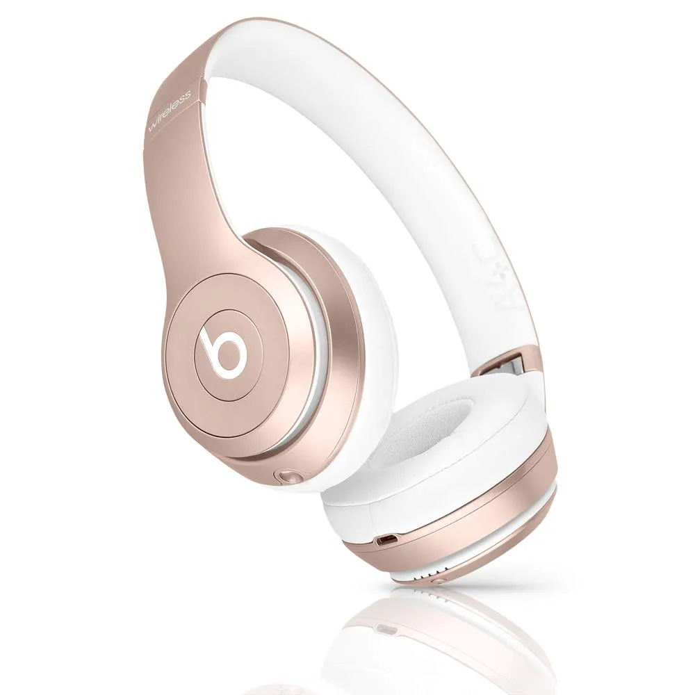 Beats Solo 2 Wireless On-Ear Headphones - Gold - Refurbished with 90-Day Warranty