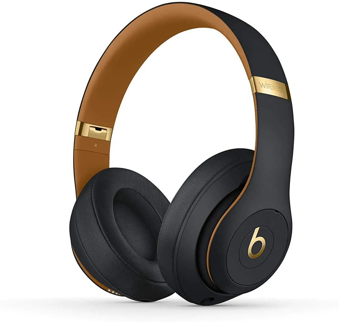 Beats Studio3 Wireless Over-Ear Headphones - Midnight Black - Renewed Premium Quality