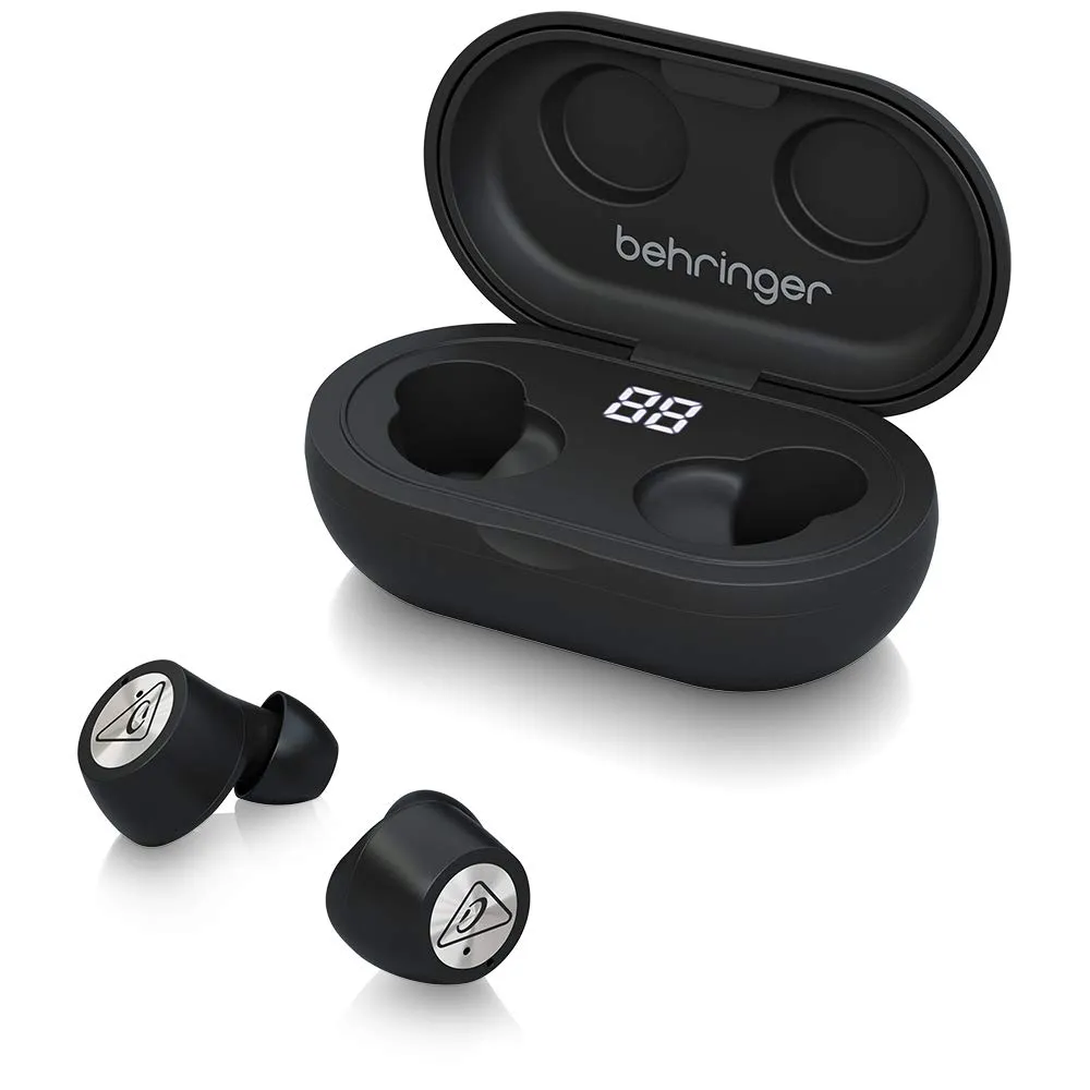 Behringer TRUE BUDS Audiophile Wireless Earphones, Bluetooth 5.0, Noise Isolating, 20Hz-20kHz