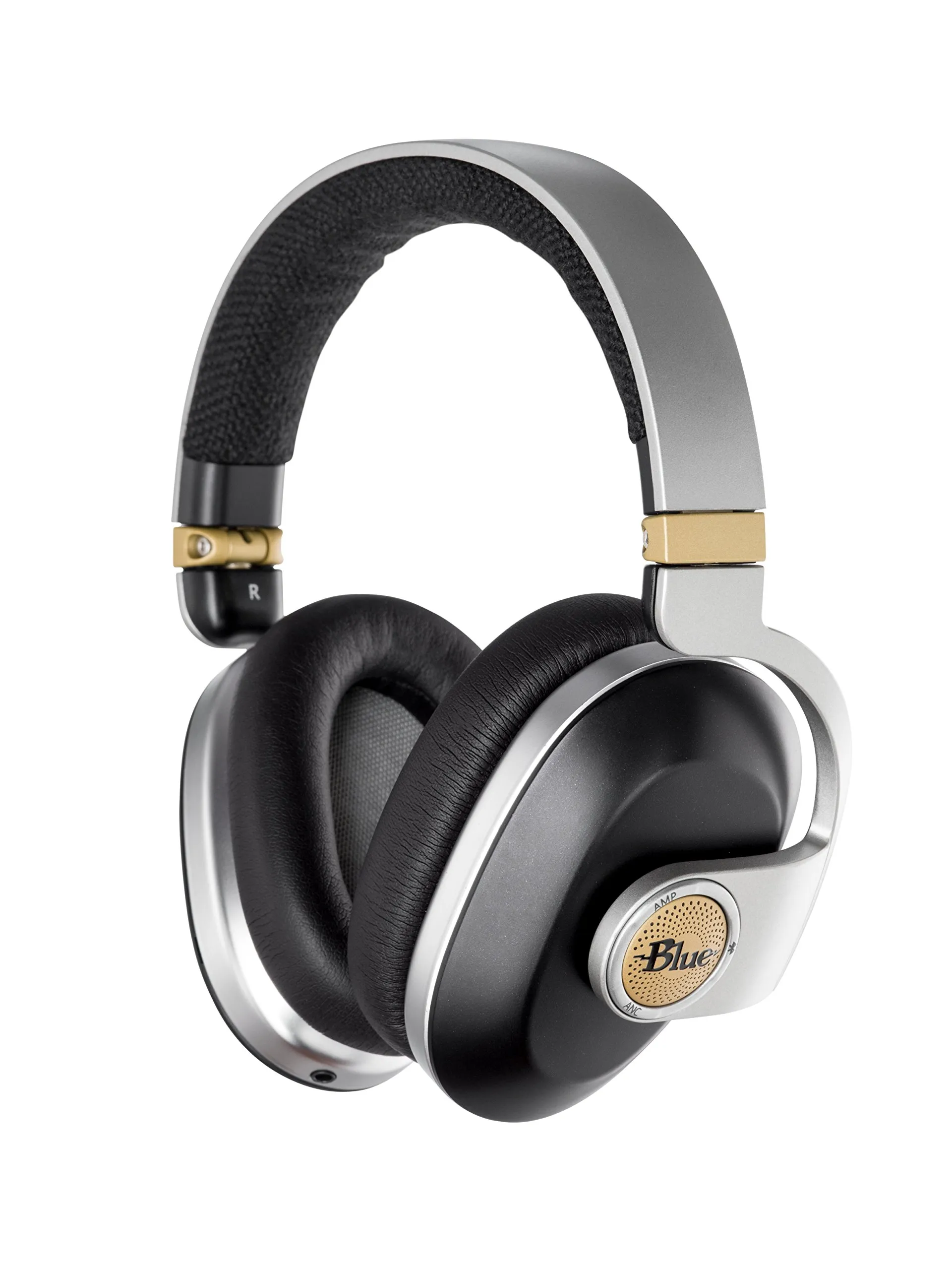 Blue Satellite Premium Wireless Noise-Cancelling Headphones with Amp - Black, 24hr Battery Life