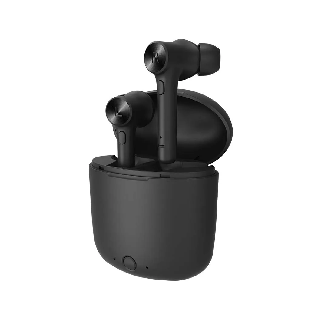 Bluedio Hurricane-HI Wireless Earbuds with Face Recognition, Bluetooth V5.0, 20H Playtime, Black