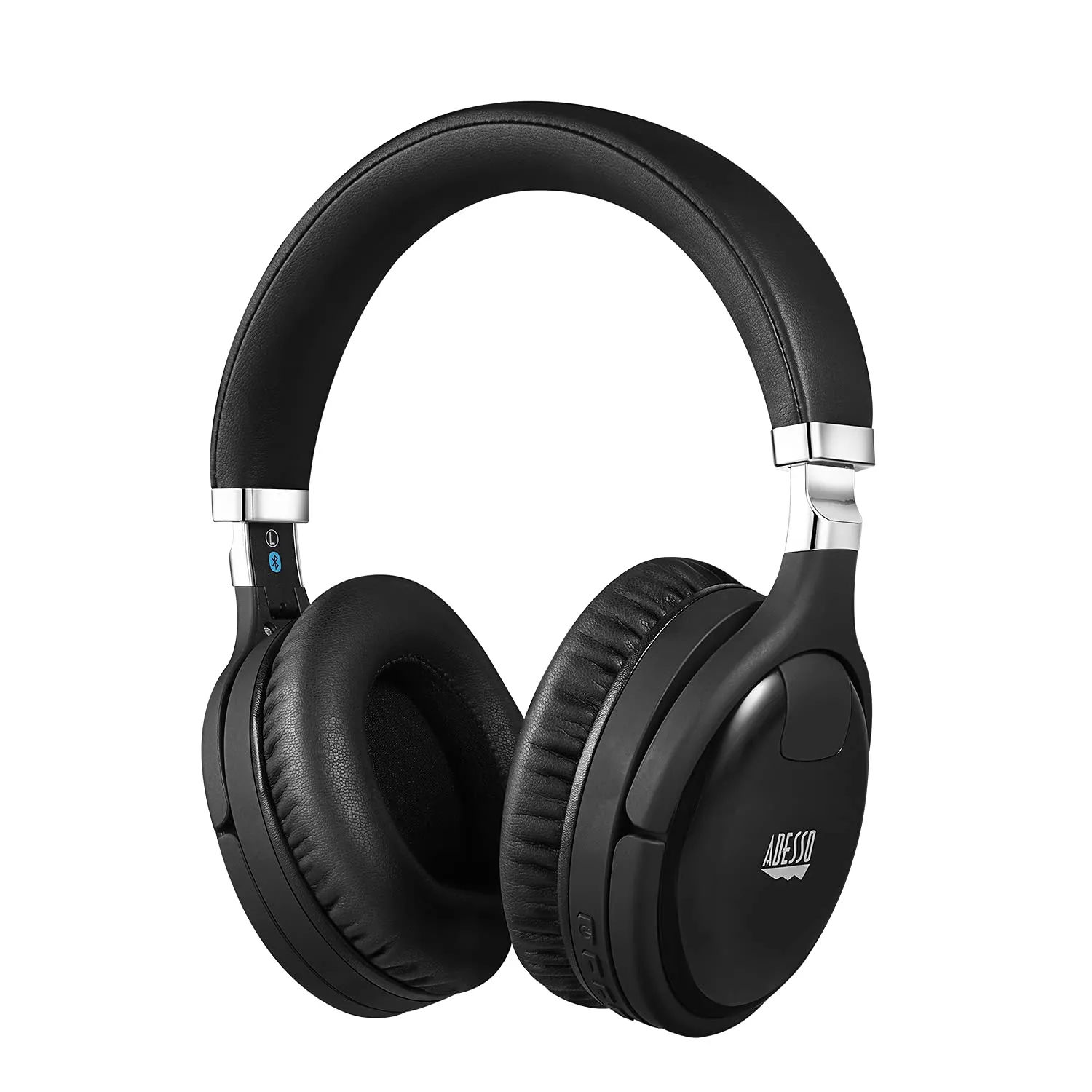 Bluetooth Active Noise Cancellation Headphone with Microphone - Adesso Xtream P600, Foldable Design