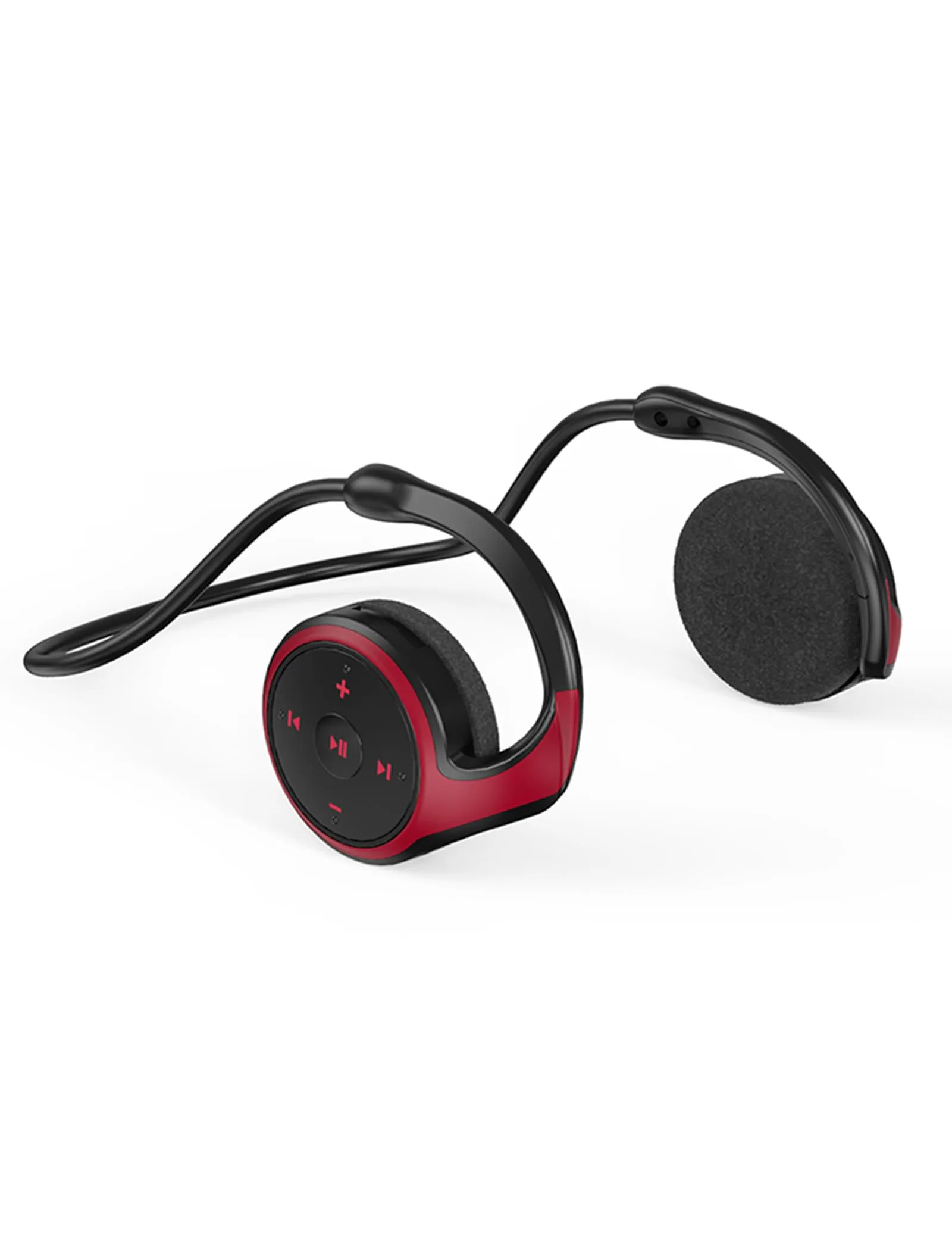 Bluetooth Headset on-Ear, Wireless 5.0 Sports Headset with Anti-Sweat Microphone, TF & FM