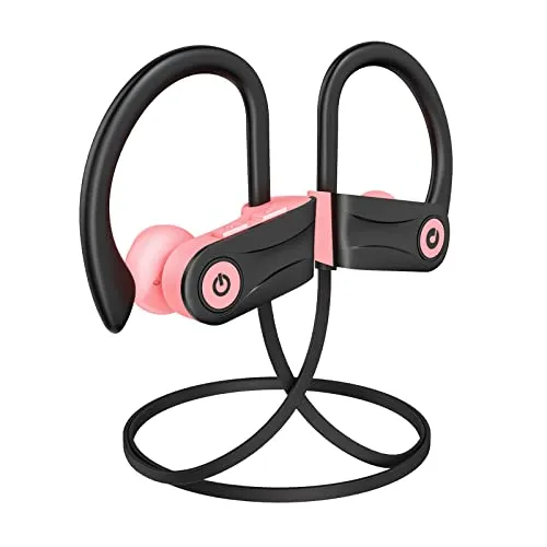 Boean Bluetooth Headphones - Wireless Earbuds, 16 Hours Playtime, Waterproof IPX7, Deep Bass