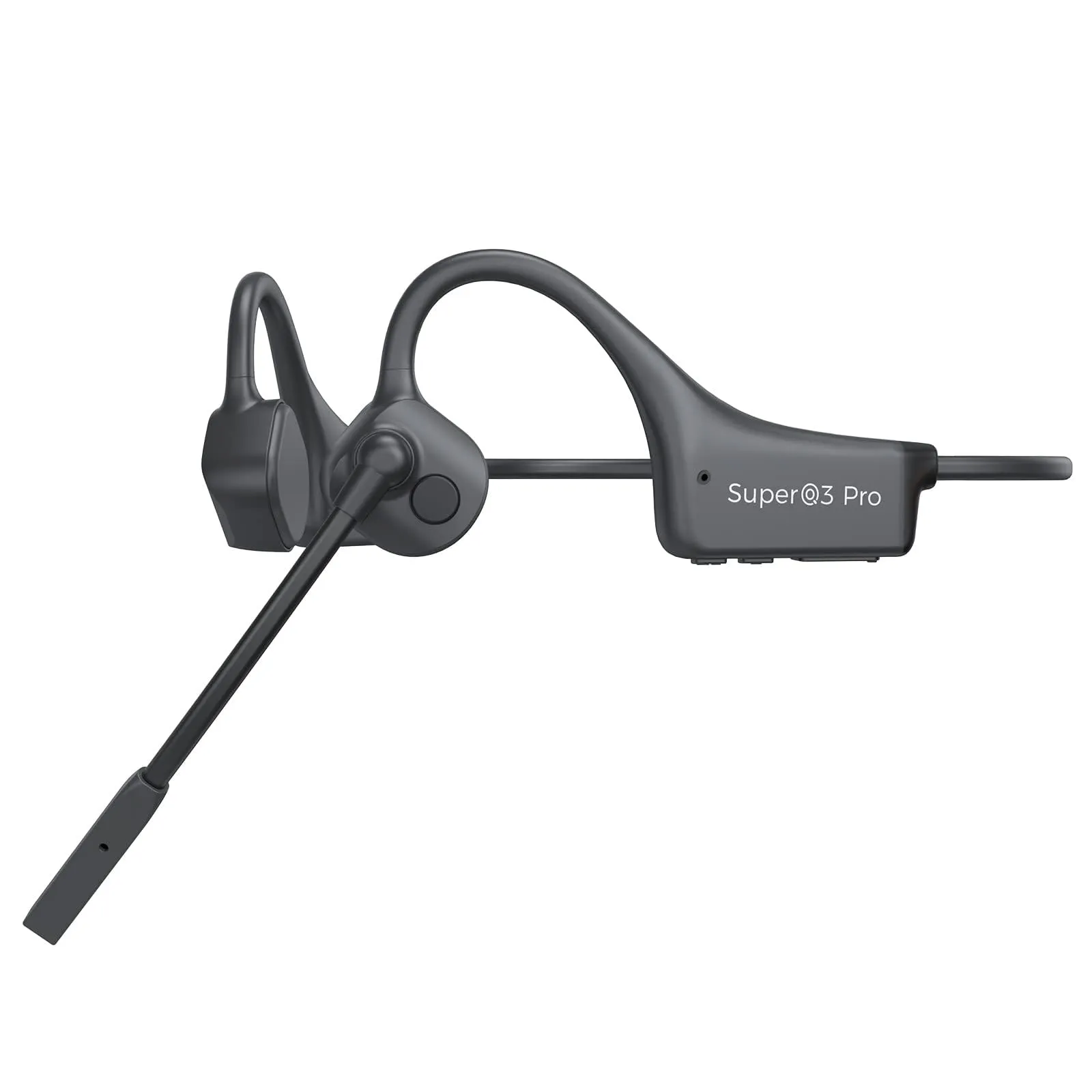 Bone Conduction Headphones with Mic - Bluetooth 5.2, Noise-Canceling Boom Microphone, Waterproof