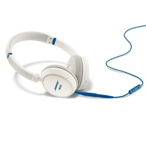 Bose On-Ear Wired Headphones 715594-0020 White with iPhone Samsung Cable, Refurbished