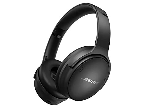 Bose QuietComfort 45 Noise Cancelling Headphones - Triple Black, Wireless, Renewed