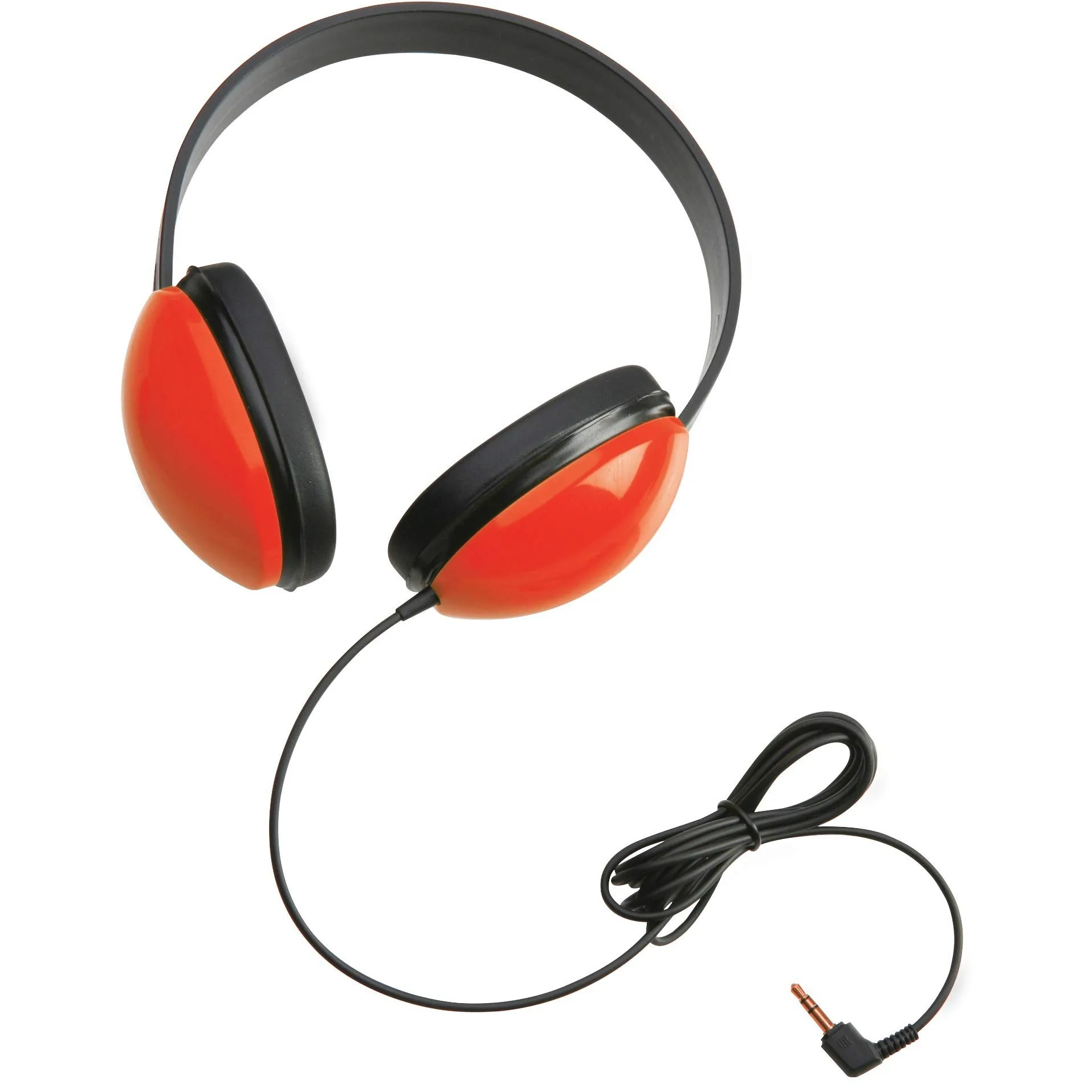 Califone 2800RD Child's Stereo Headphone - Red, Adjustable, Noise-Reducing, Durable Design