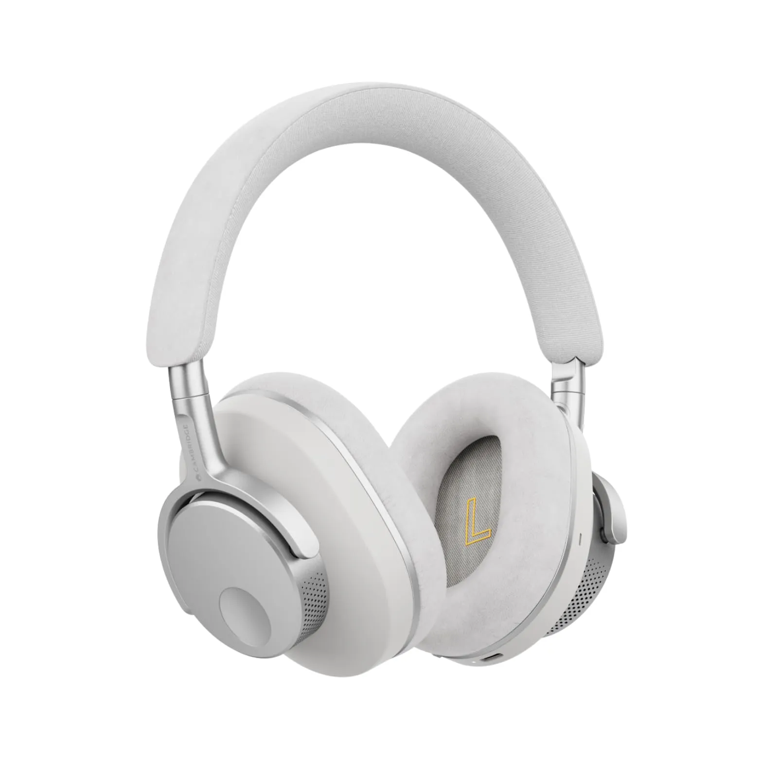 Cambridge Audio Melomania P100 White Headphones - Bluetooth ANC, 100-Hour Playback & Gaming Mode