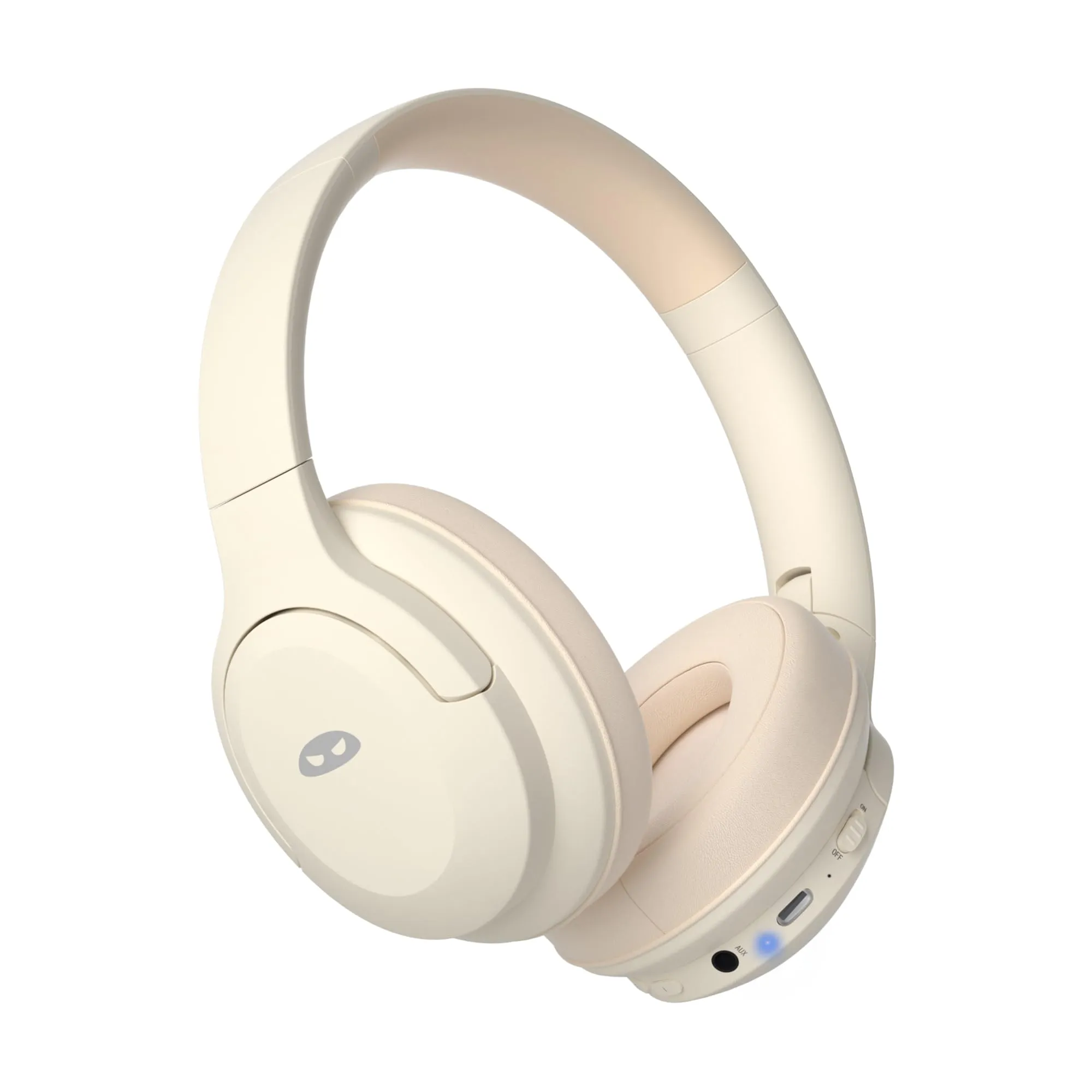 Camiysn Wireless On-Ear Headphones - Lightweight, Comfortable, Foldable, Stereo Sound, Khaki