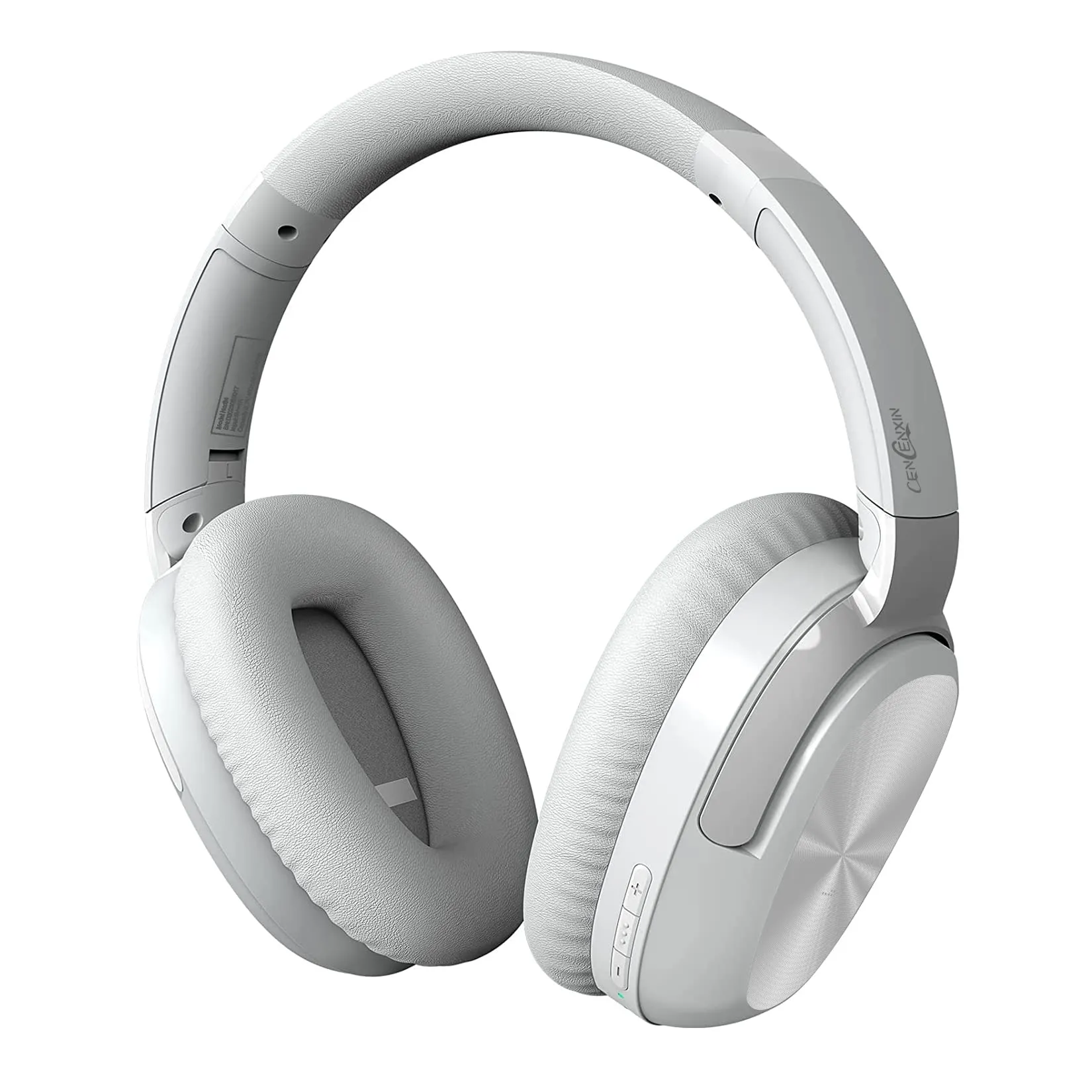 CENCENXIN-S4 Grey Over-ear Active Noise Cancelling Headphones with 80H Playtime & Comfortable Earcups