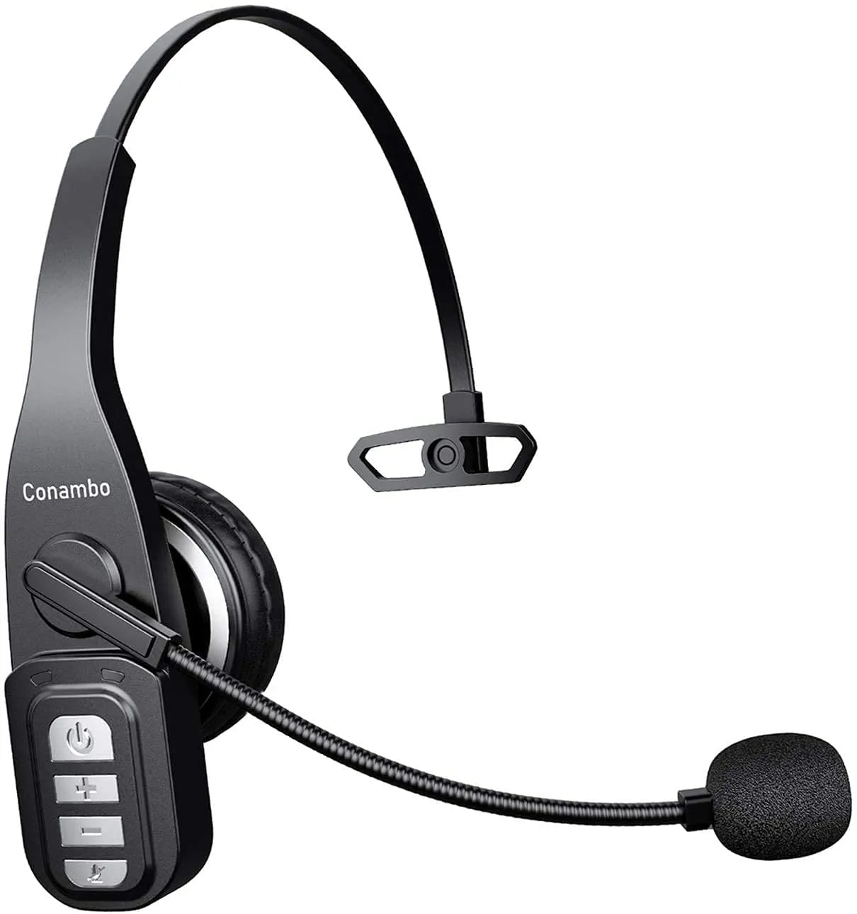 Conambo Bluetooth Headset with Microphone, Noise Cancelling, 22Hrs Call Time, V5.0 Wireless