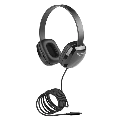 Cyber Acoustics USB Stereo Headphones ACM-6005C - Adjustable Headband, Leatherette Earpads