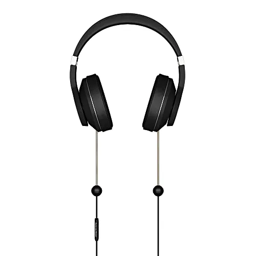 DefenderShield EMF-Free Over-Ear Headphones - Crystal Clear Sound, Universal Air Tube with Mic