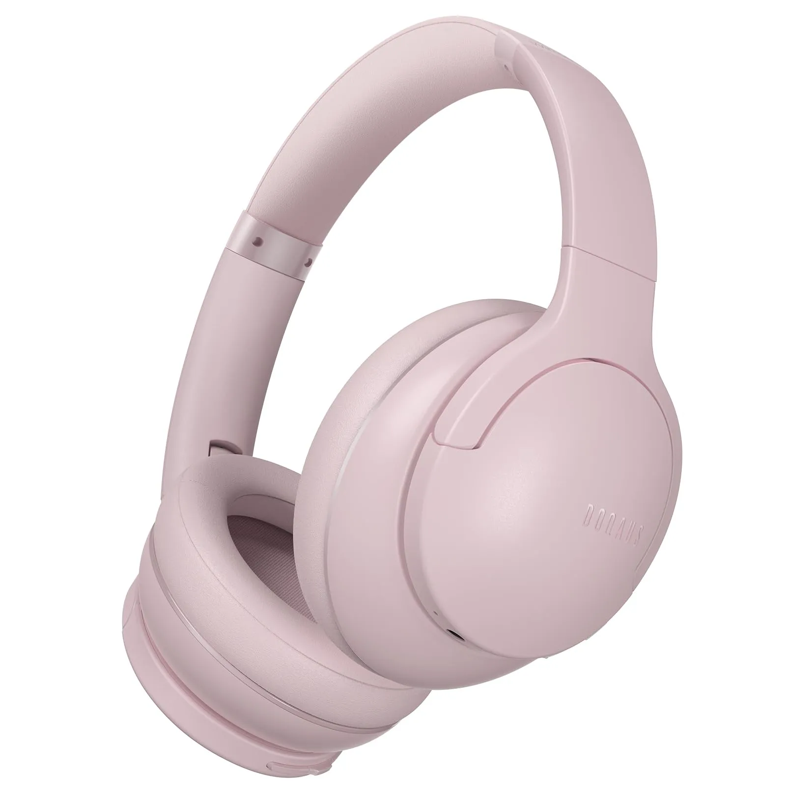 DOQAUS Wireless Bluetooth Headphones, 90 Hours Playtime, HiFi Stereo, Soft Earpads, Pink