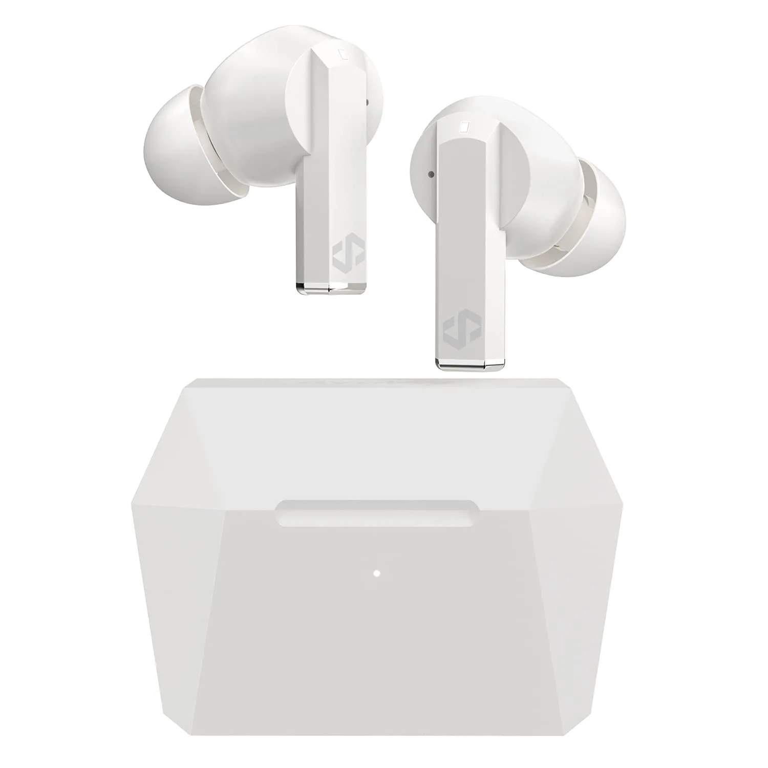 dyplay Wireless Earbuds with ANC, Bluetooth 5.0, 20H Playtime & Touch Control - White