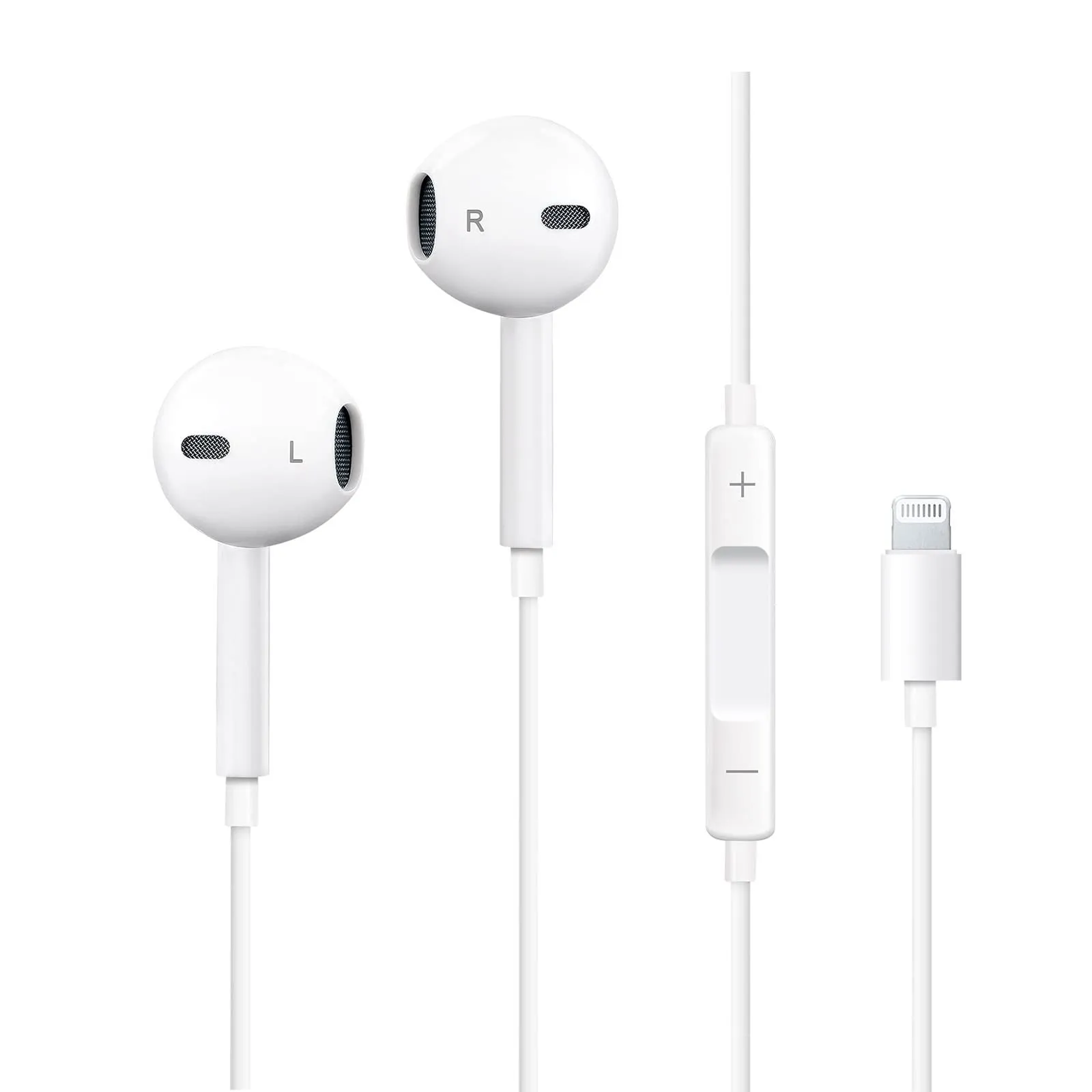 Earbuds for iPhone with Microphone & Volume Control, Compatible with iPhone 14/13/12/11/XR/XS/X/8/7/SE