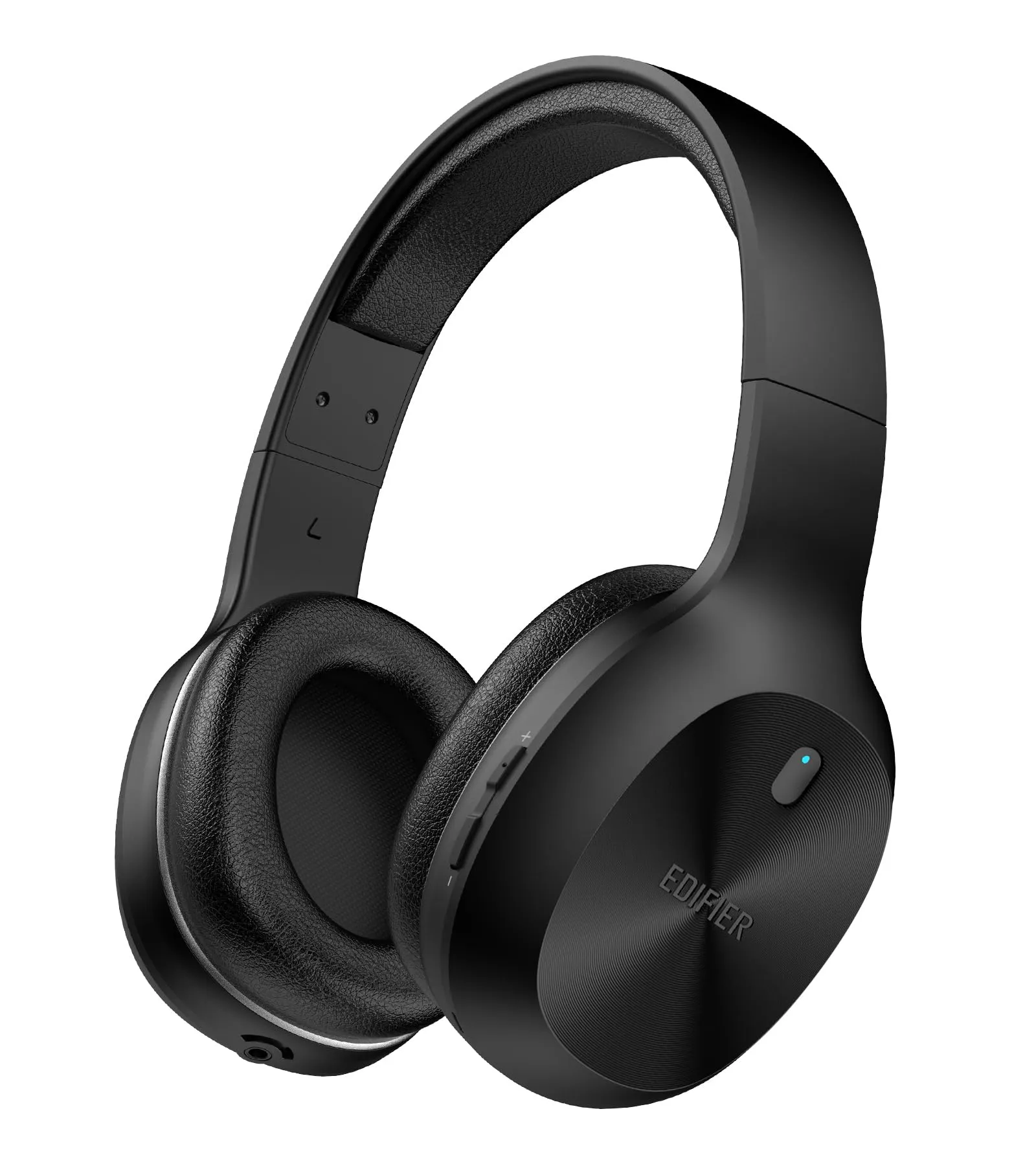 Edifier W600BT Wireless Over-Ear Headphones, Bluetooth 5.1, 30H Playtime, Lightweight, Black