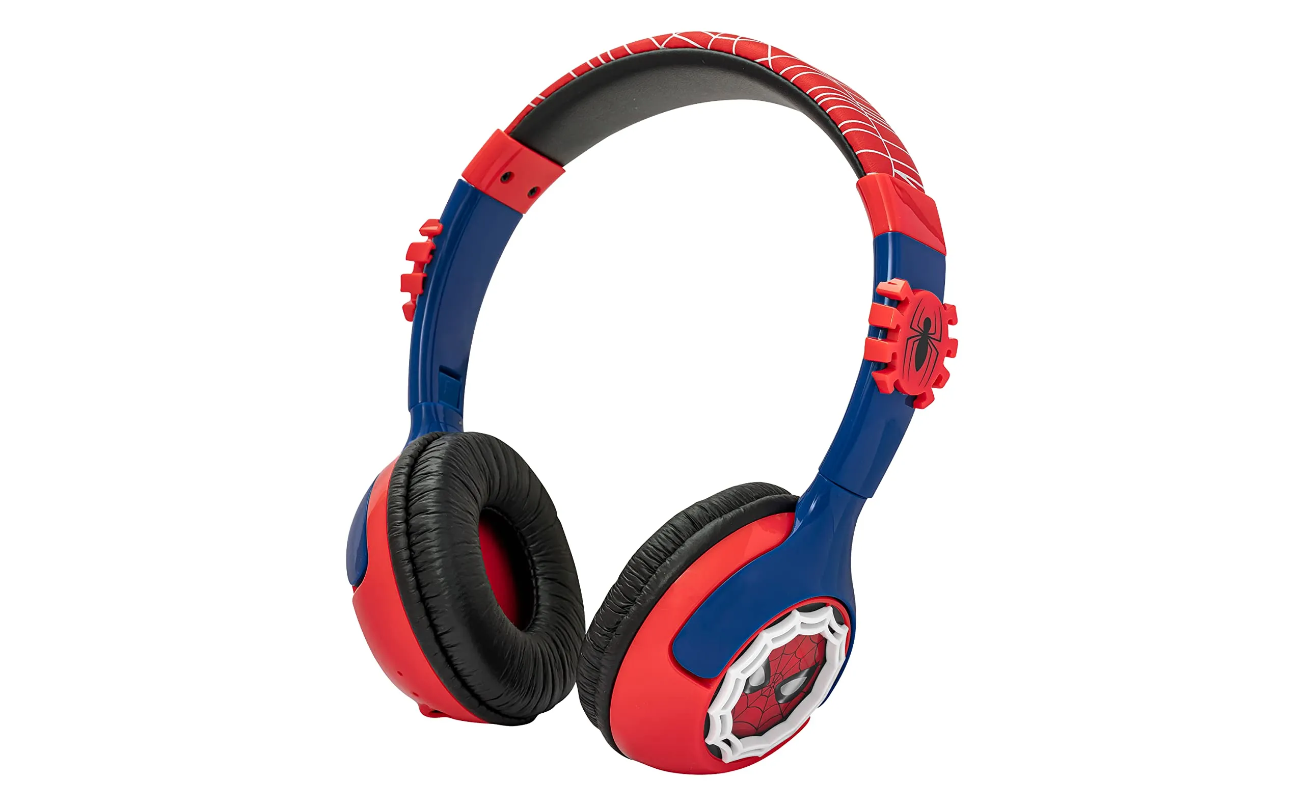 eKids Spiderman Bluetooth Headphones for Kids, Wireless with Microphone, Foldable, Safe Volume