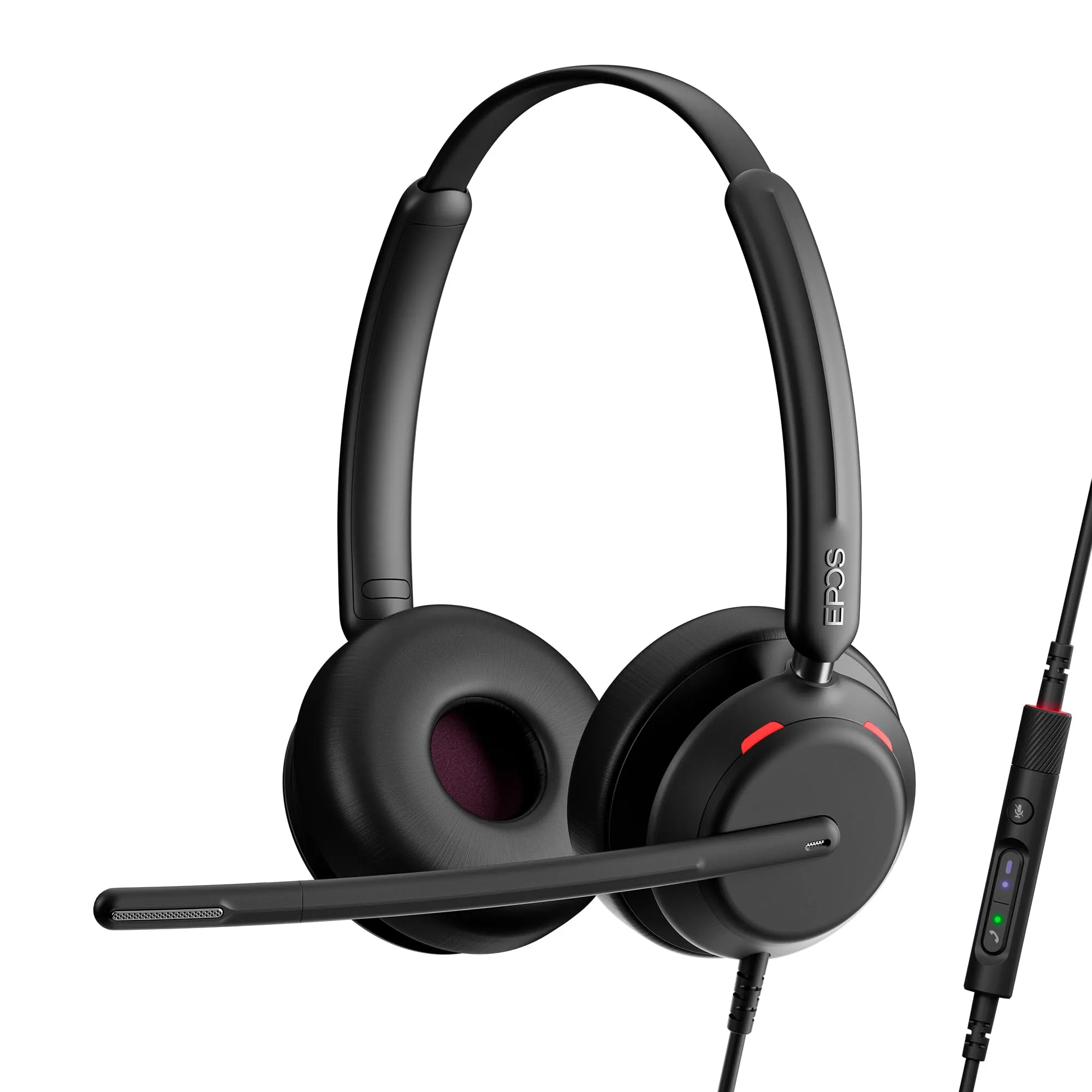 EPOS Impact 760 Office Headset - Dual-Sided, Noise-Cancelling USB-C Headset, AI & Comfort