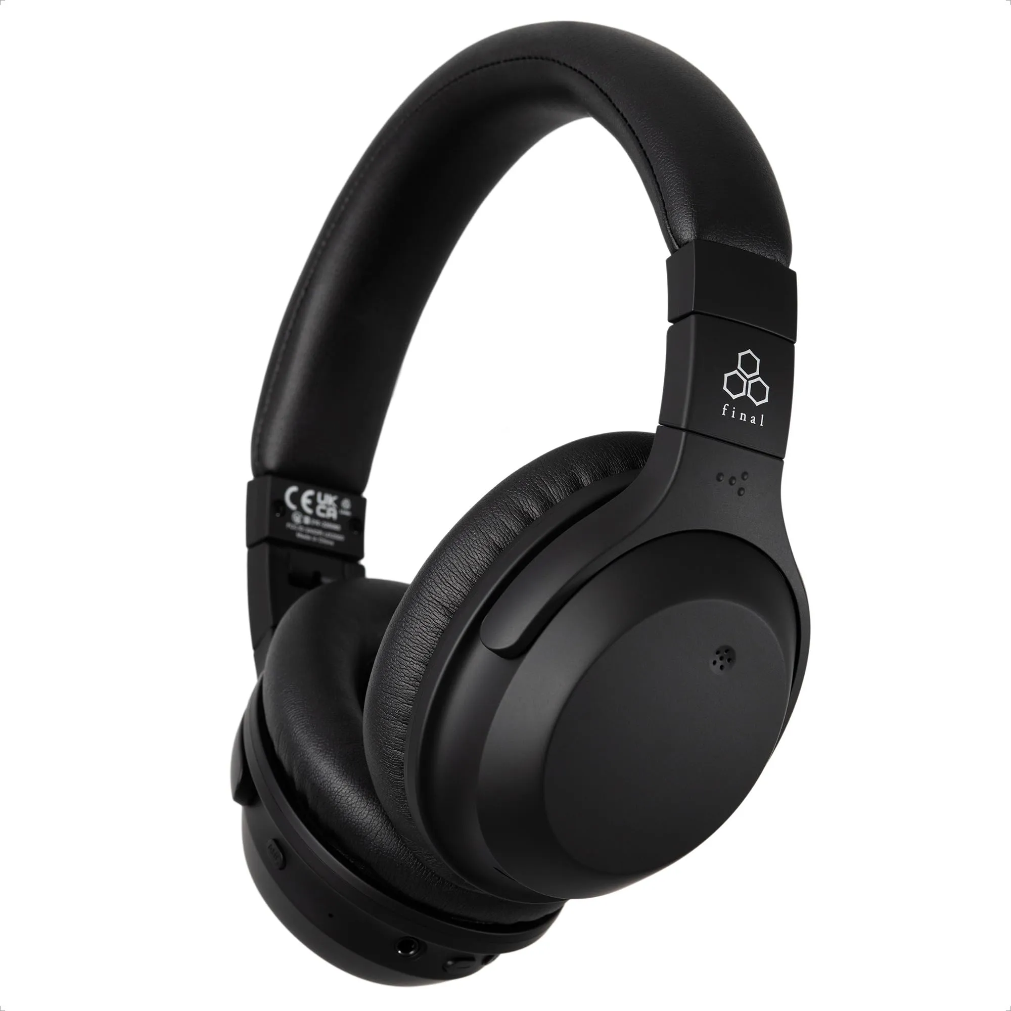 Final UX2000 Bluetooth Headphones - Hi-Fi Sound, Hybrid Noise Cancelling, 35H Playback, Black