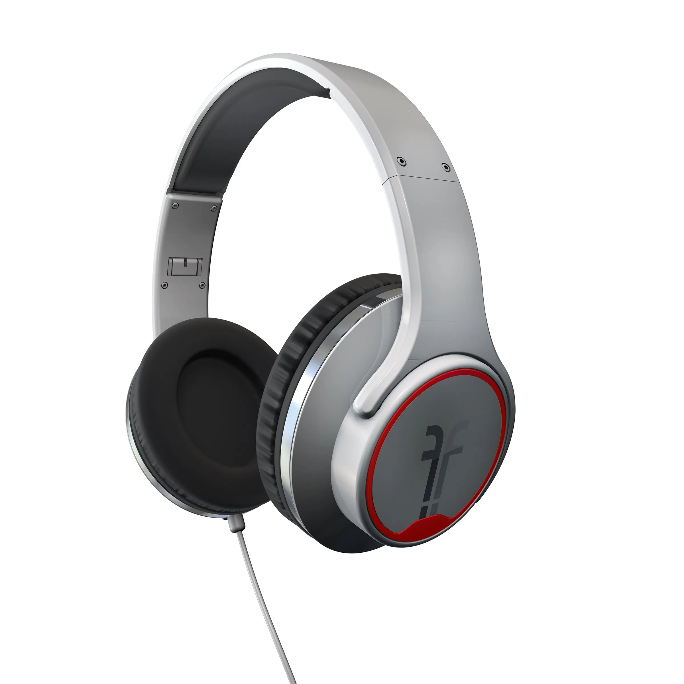 Flips Audio FH2815WH Collapsible HD Headphones & Stereo Speakers, White, Wired, Renewed