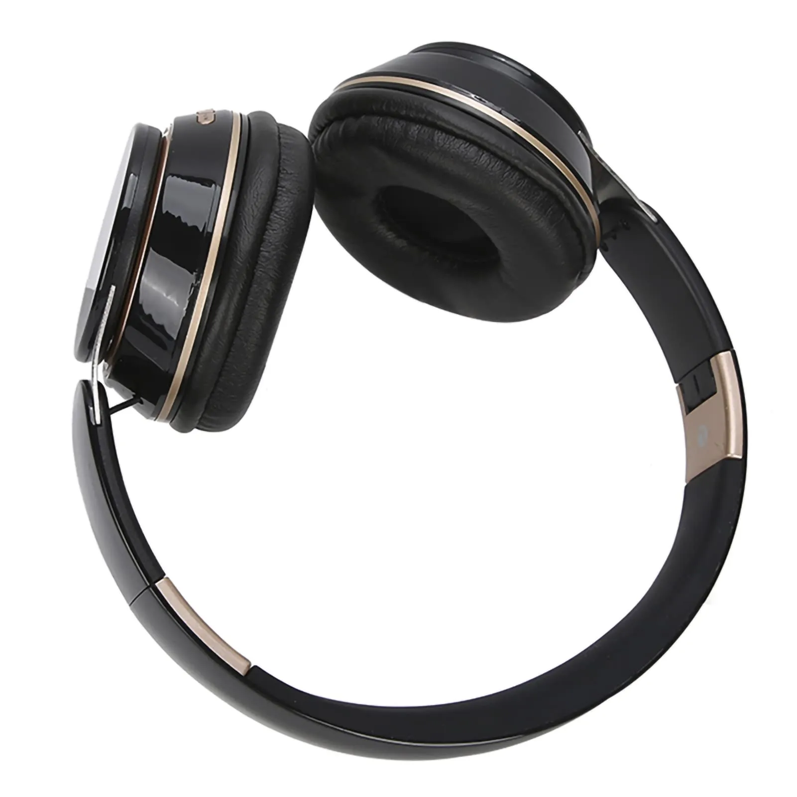 Foldable Wireless Headset - Over-Ear Bluetooth 5.0 HiFi Stereo Headphone with Microphone (Black)