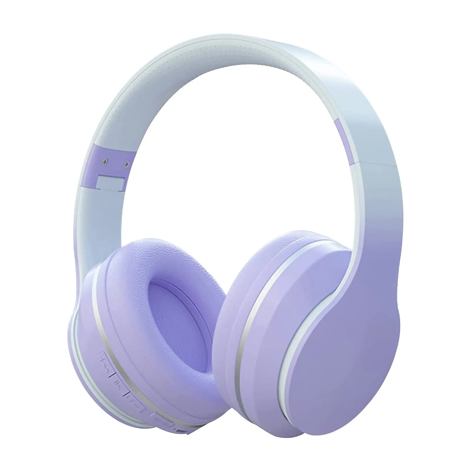 FRAKYEN Bluetooth Headphones Over Ear - Noise Cancelling, HiFi Sound, Foldable, Purple