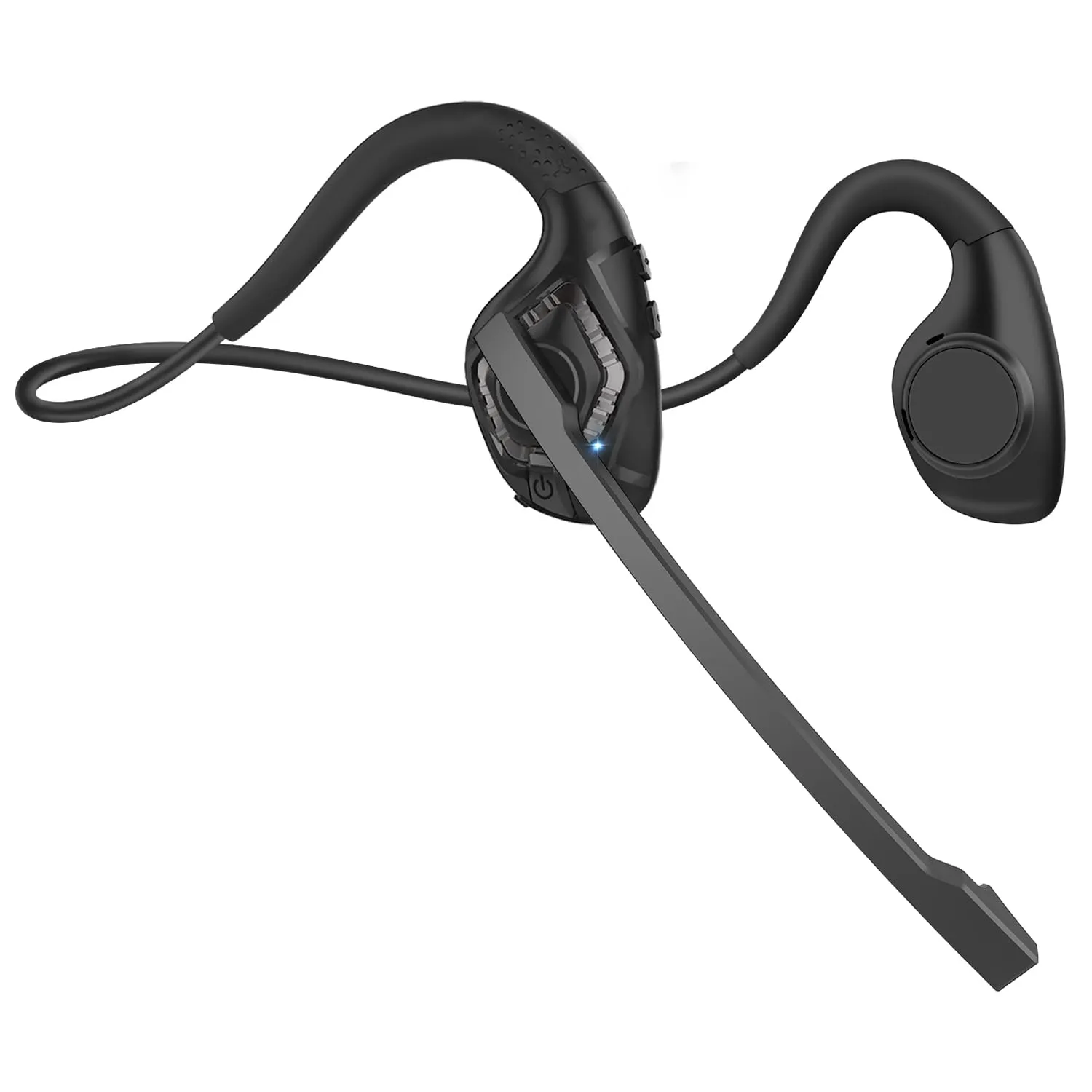 Giveet Bluetooth 5.3 Headset with 270° Noise Cancelling Microphone, Lightweight & Comfortable