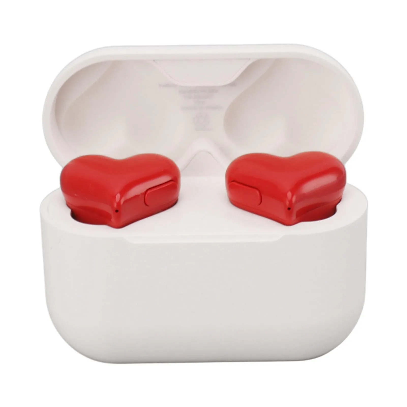 GOWENIC Heart Shaped Bluetooth Earbuds with Noise Cancellation, Stereo Sound & Long Battery Life