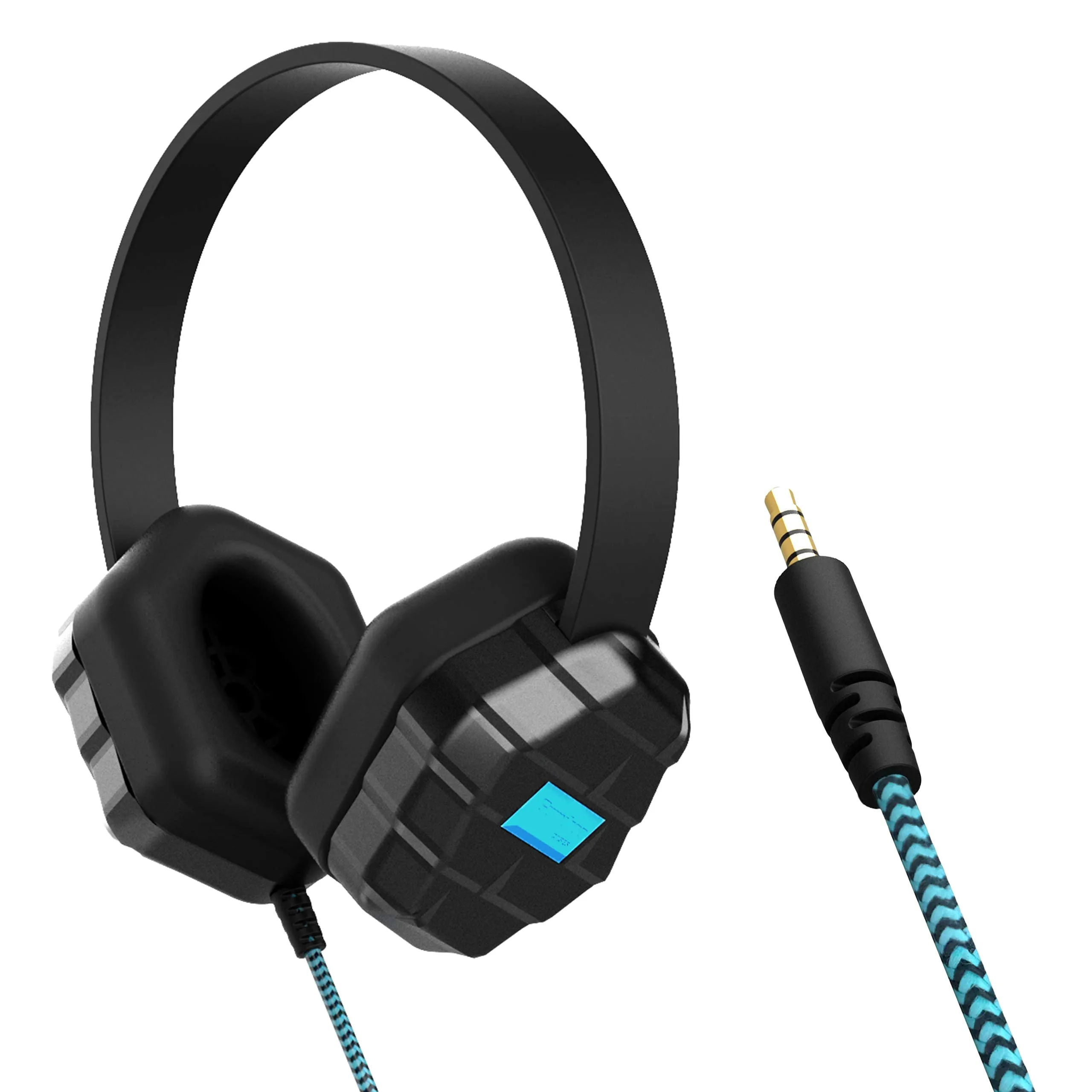 Gumdrop DropTech B1 On-Ear Headphones for K-12 Students - Rugged, Reliable, Black