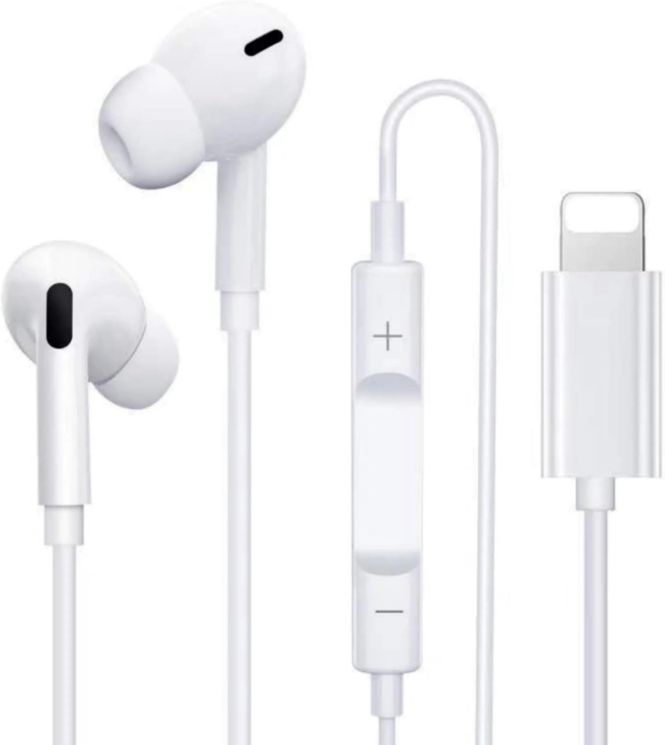 Headphones for iPhone 14/14 Pro/13/12/11, Wired Lightning Connector, Noise Isolating Earphones